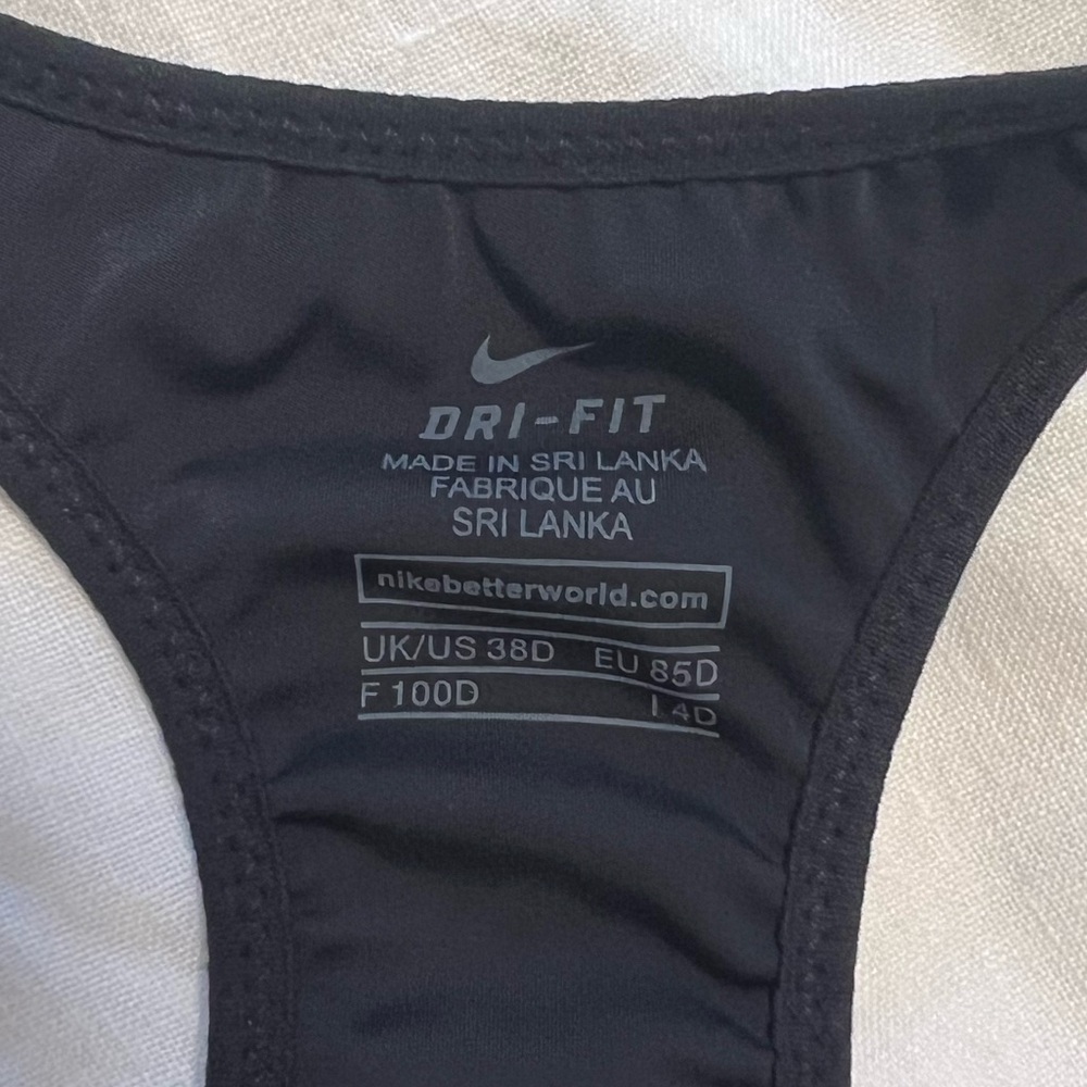 Nike Black Racerback Sports Bra - Picture 3 of 3